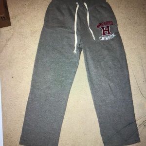 Harvard University men’s medium sweatpants